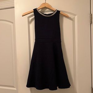 Navy holiday dress
